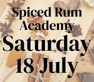 spiced rum academy sat 18 jul