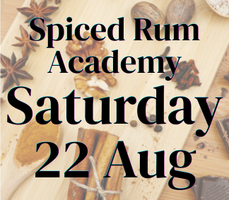 spiced rum academy sat 22 aug