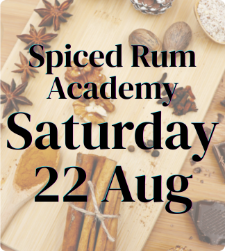 spiced rum academy sat 22 aug
